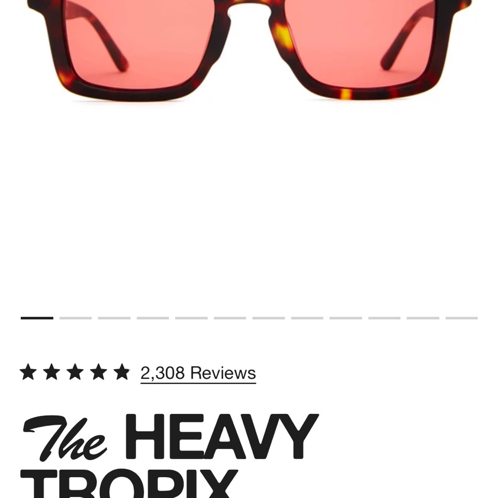 Crap Eyewear Tortoise Sunglasses with Pink Lenses - The Heavy Tropix - Polarized